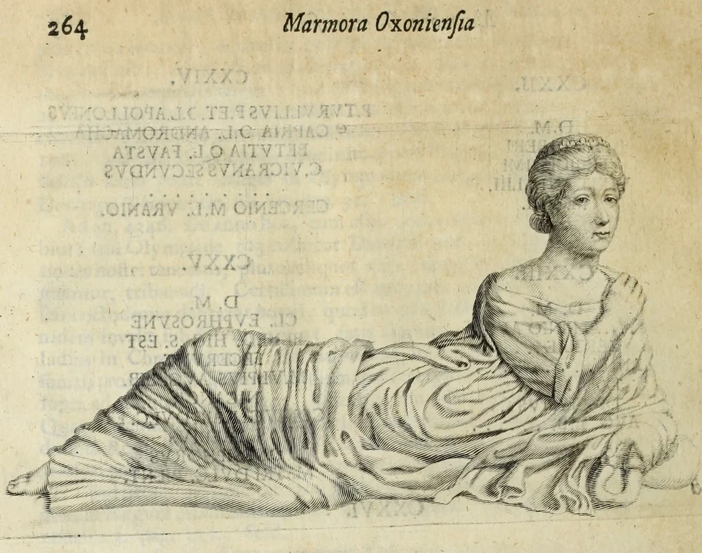 An illustration from Marmora Oxoniensia, ex Arundellianis, Seldenianis aliisque conflata, 1676, leaf 453