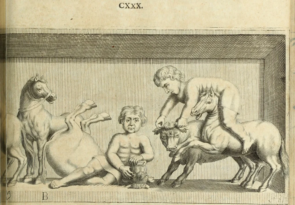 An illustration from Marmora Oxoniensia, ex Arundellianis, Seldenianis aliisque conflata, 1676, leaf 456