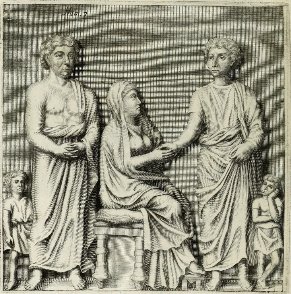 An illustration from Marmora Oxoniensia, ex Arundellianis, Seldenianis aliisque conflata, 1676, leaf 97
