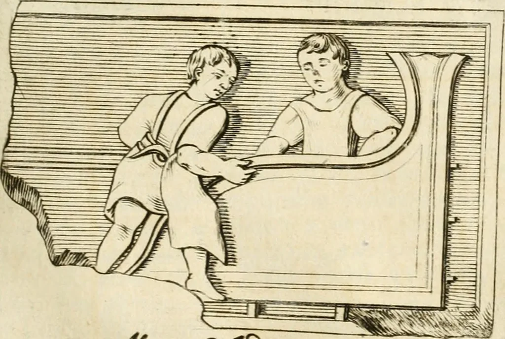 An illustration from Marmora Pisaurensia notis illustrata, 1737, leaf 88
