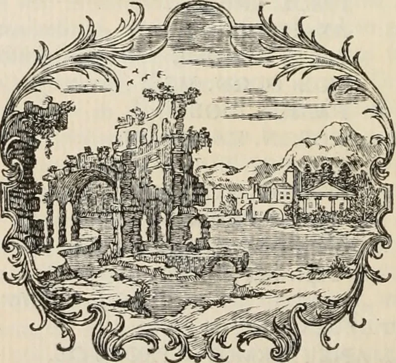 An illustration from Marmor Sandvicense, cvm commentario et notis, 1743, leaf 127