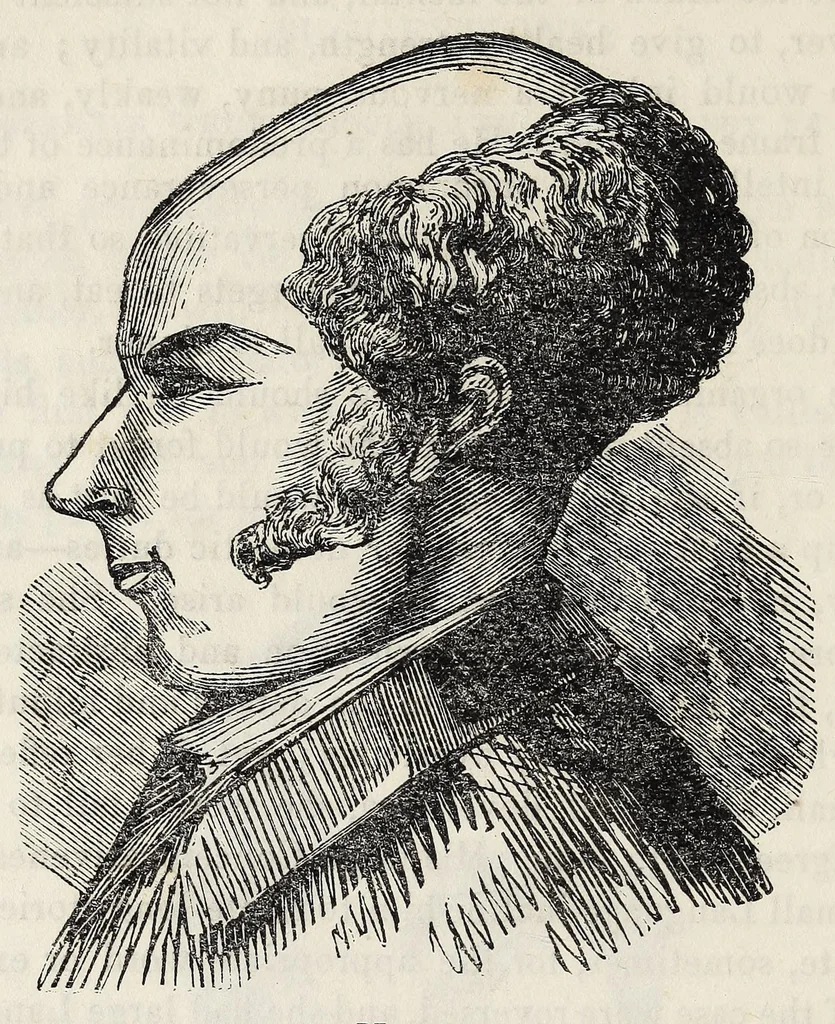 An illustration from Marriage : its history and ceremonies : with a phrenological and physiological exposition of the functions and qualifications for happy marriages, 1847, leaf 220