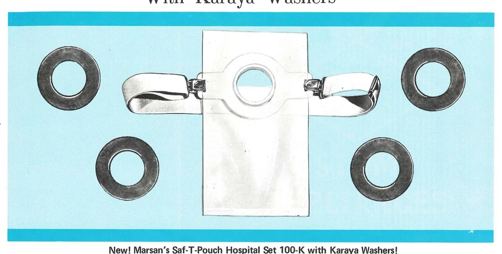 An illustration from Marsan Ostomy Appliances 1969, 1969, leaf 8