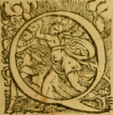 An illustration from Martini Antonij Delrij ex Societate Jesu Syntagma tragoediæ Latinæ : in tres partes distinctum, 1619, leaf 8