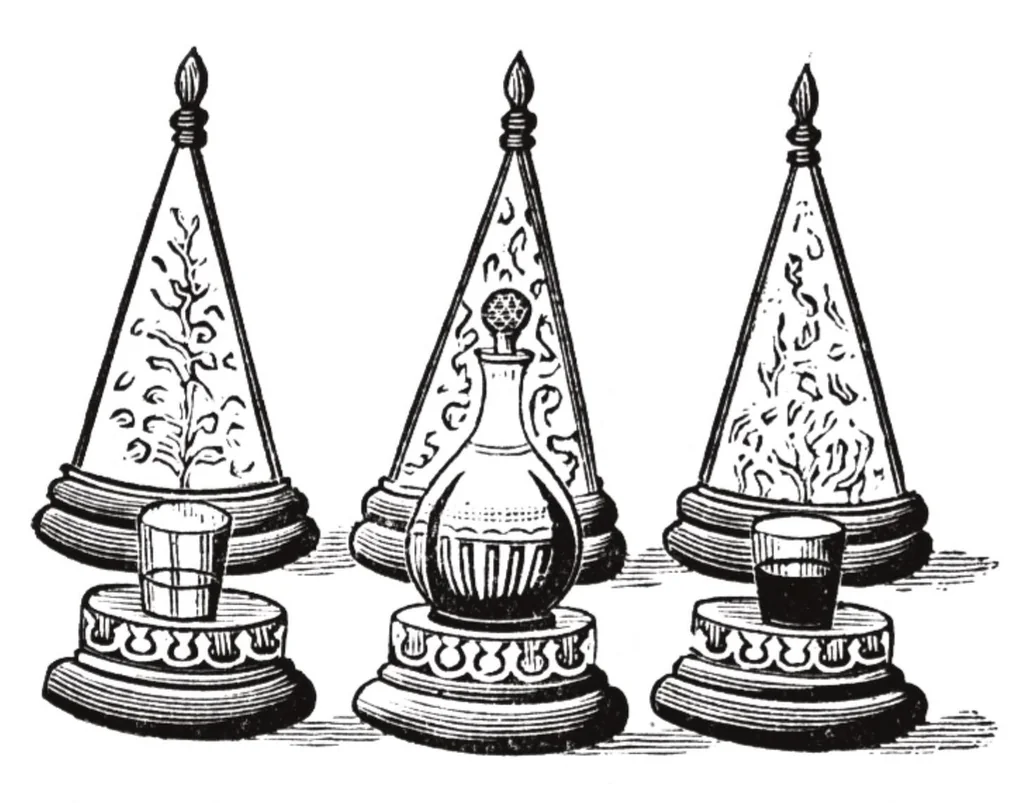 An illustration from Martinka and Co.'s 1899 "End of Century" magician's catalog., 1899, leaf 107