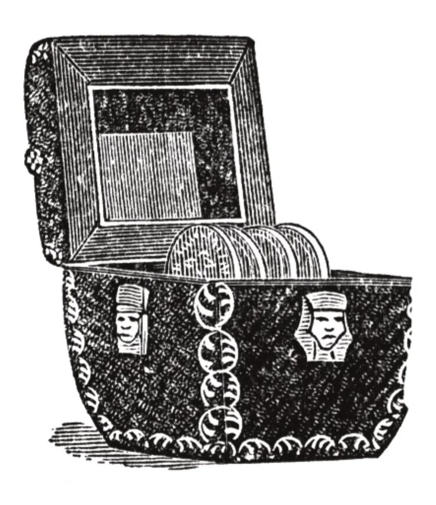 An illustration from Martinka and Co.'s 1899 "End of Century" magician's catalog., 1899, leaf 129