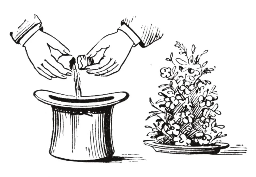 An illustration from Martinka and Co.'s 1899 "End of Century" magician's catalog., 1899, leaf 80