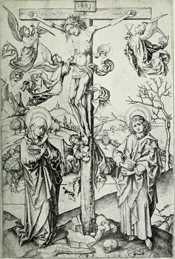 An illustration from Martin Schongauer et l'art du Haut-Rhin au XVe siècle, 1911, leaf 196