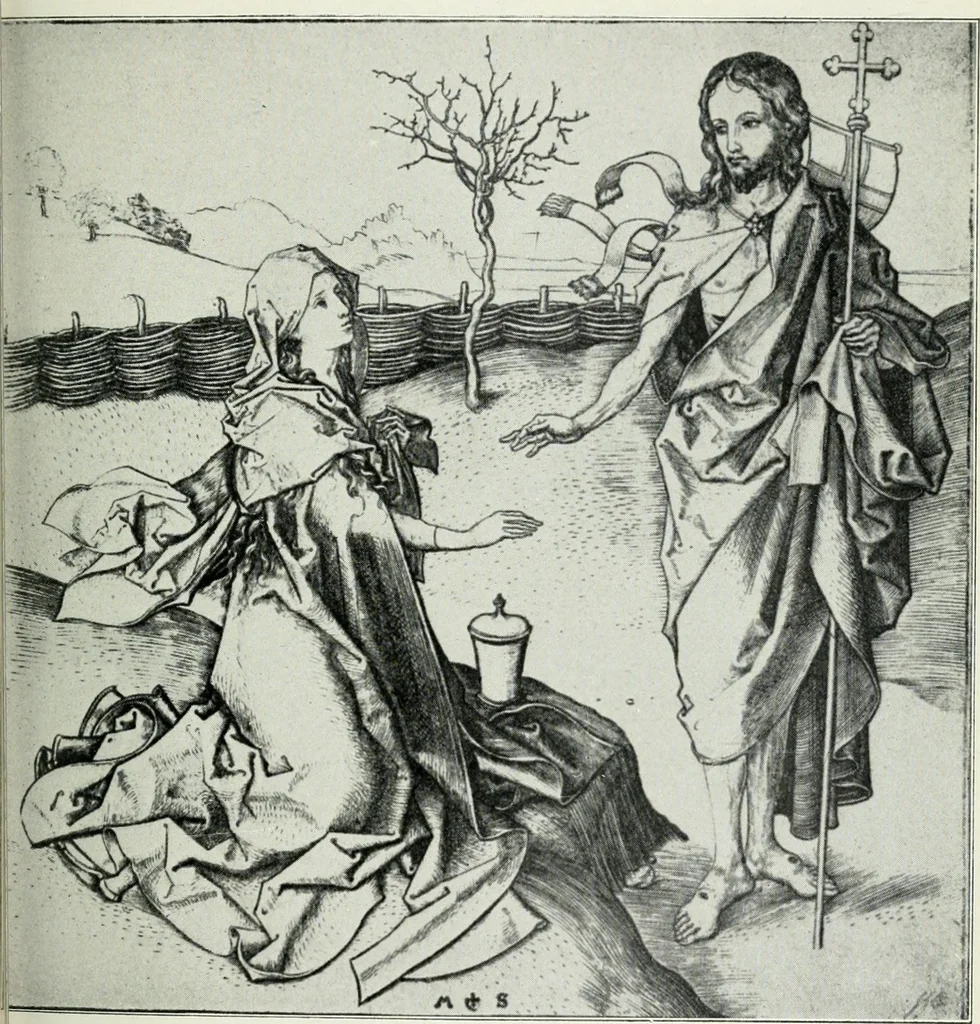 An illustration from Martin Schongauer et l'art du Haut-Rhin au XVe siècle, 1911, leaf 206