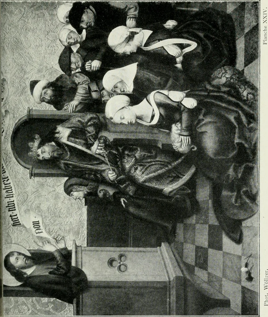 An illustration from Martin Schongauer et l'art du Haut-Rhin au XVe siècle, 1911, leaf 240