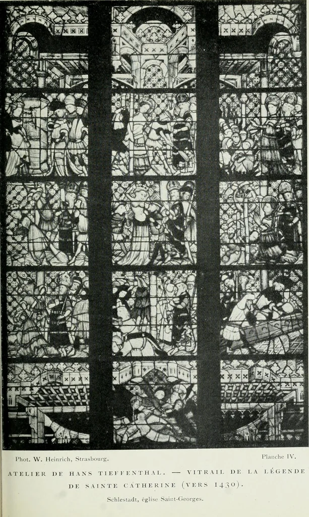 An illustration from Martin Schongauer et l'art du Haut-Rhin au XVe siècle, 1911, leaf 36