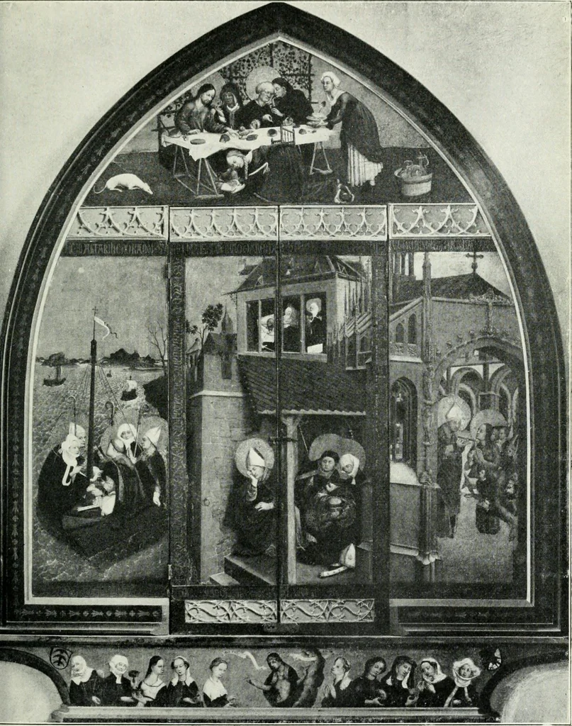 An illustration from Martin Schongauer et l'art du Haut-Rhin au XVe siècle, 1911, leaf 46