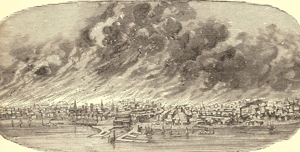 An illustration from The marvel of nations. Our country: its past, present, and future, and what the Scriptures say of it, 1887, leaf 29