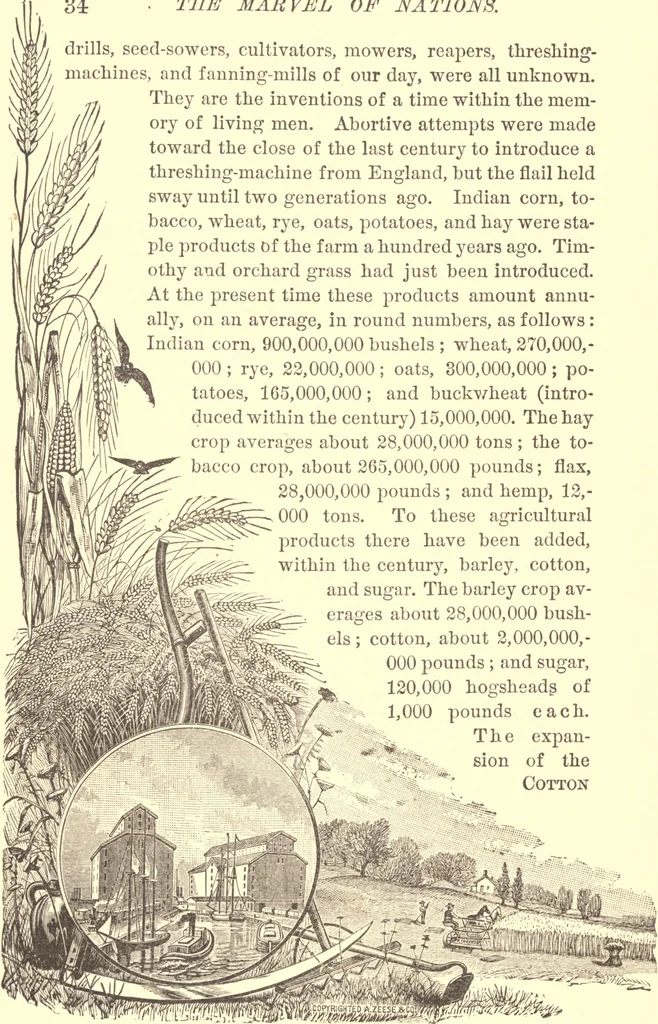 An illustration from The marvel of nations. Our country: its past, present, and future, and what the Scriptures say of it, 1887, leaf 35