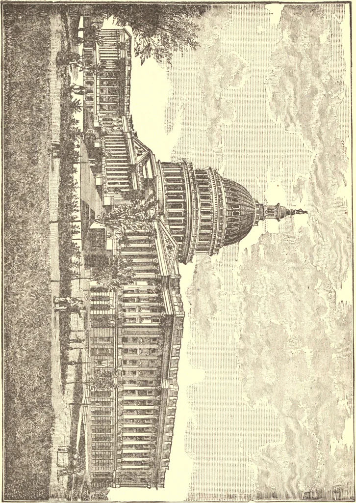 An illustration from The marvel of nations. Our country: its past, present, and future, and what the Scriptures say of it, 1887, leaf 60