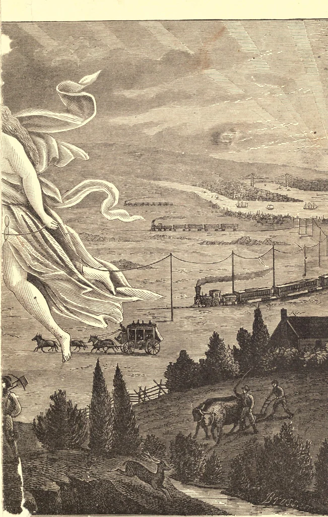 An illustration from The marvel of nations. Our country: its past, present, and future, and what the Scriptures say of it, 1887, leaf 72