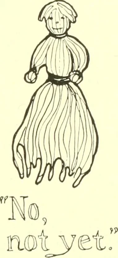 An illustration from The Mary Frances knitting and crocheting book;, 1918, leaf 100