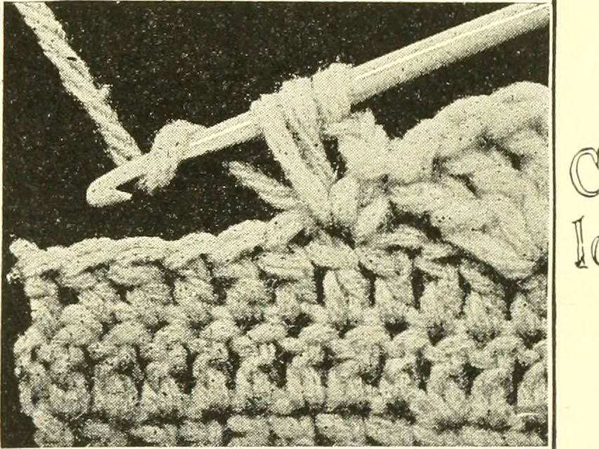 An illustration from The Mary Frances knitting and crocheting book;, 1918, leaf 104