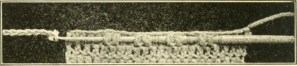 An illustration from The Mary Frances knitting and crocheting book;, 1918, leaf 105