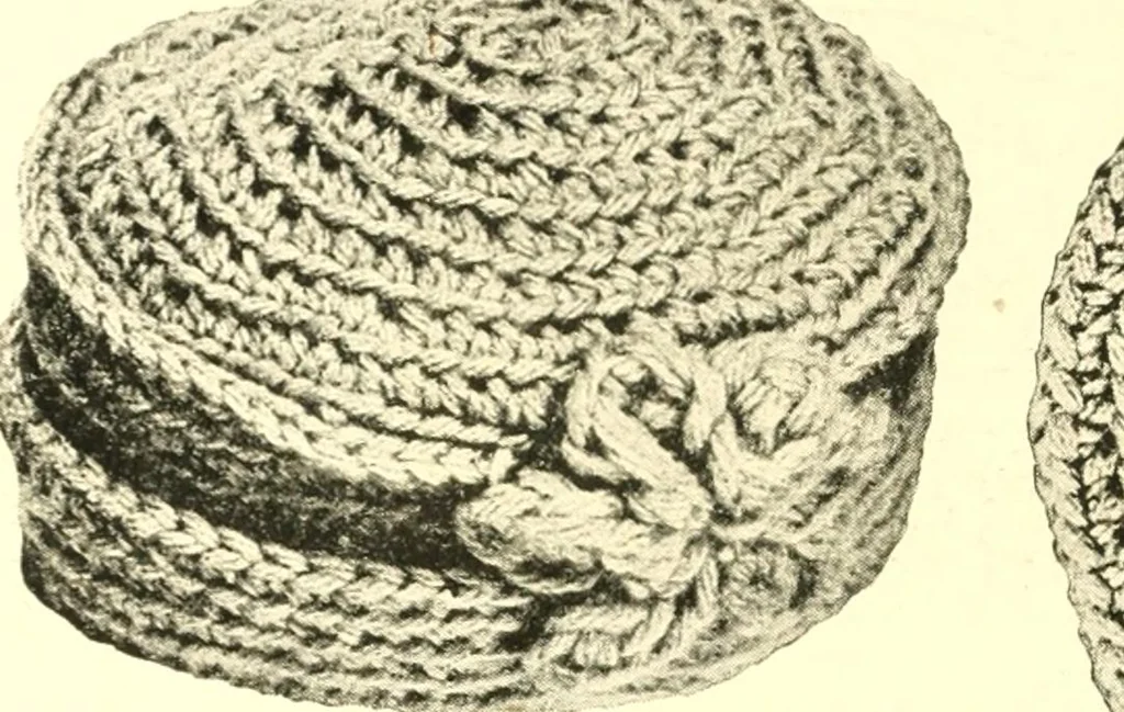 An illustration from The Mary Frances knitting and crocheting book;, 1918, leaf 115