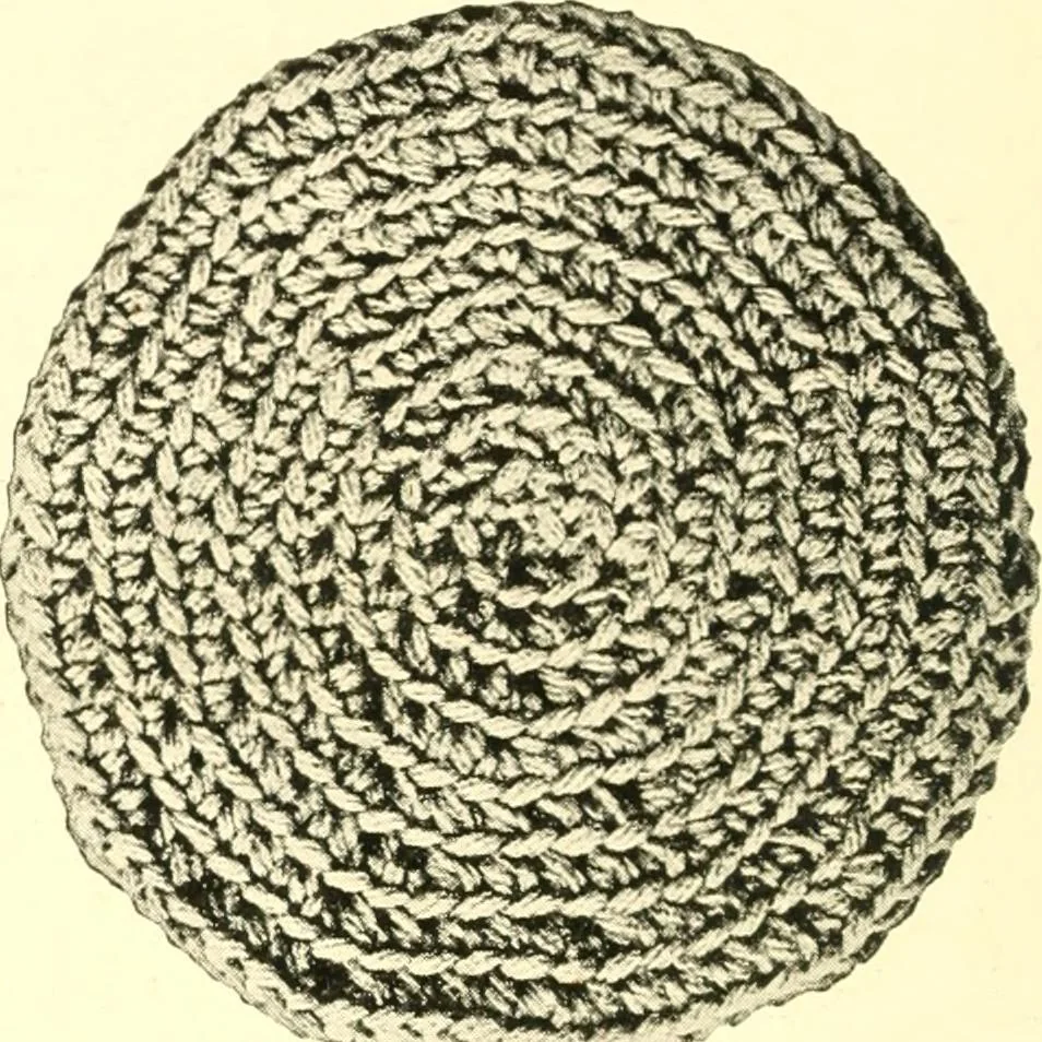 An illustration from The Mary Frances knitting and crocheting book;, 1918, leaf 115