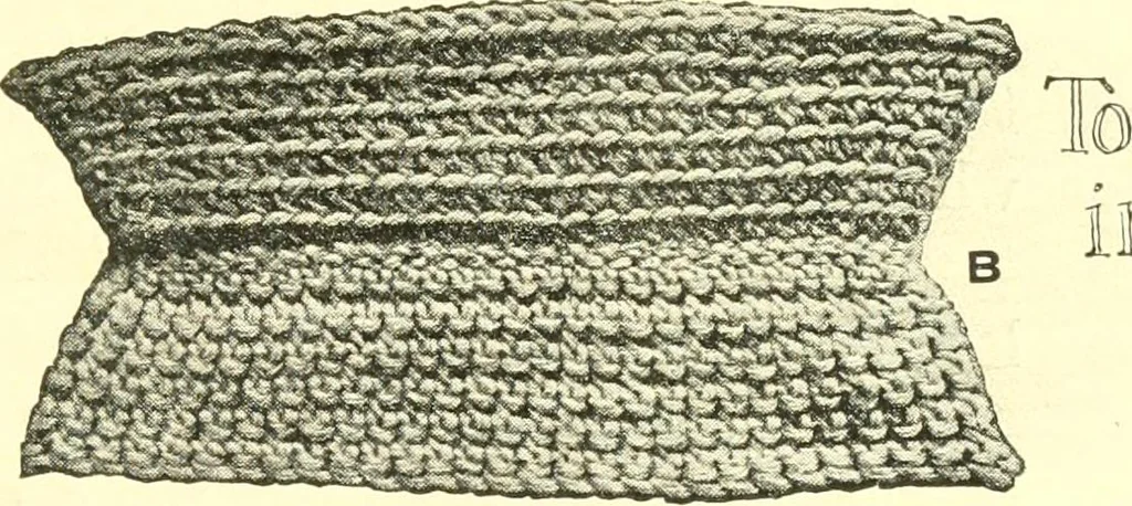 An illustration from The Mary Frances knitting and crocheting book;, 1918, leaf 116