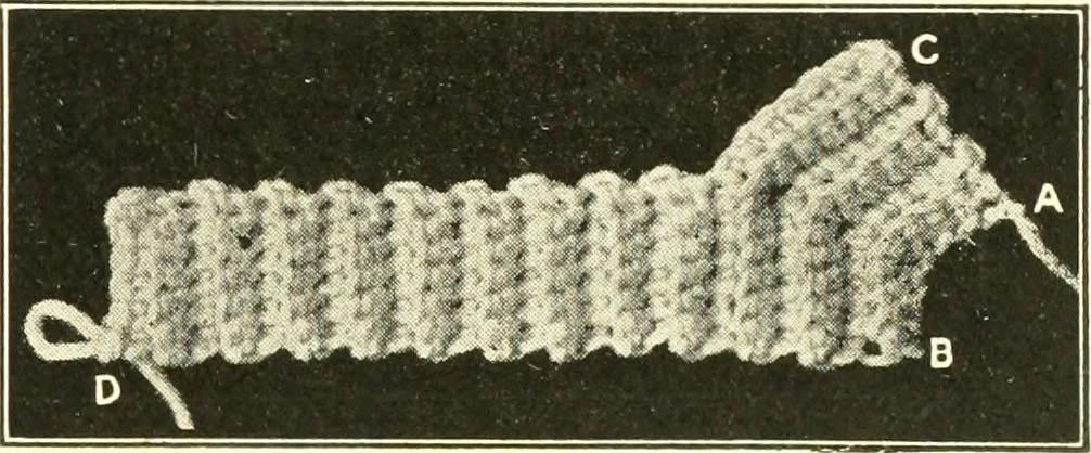 An illustration from The Mary Frances knitting and crocheting book;, 1918, leaf 126