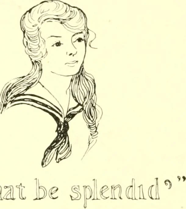 An illustration from The Mary Frances knitting and crocheting book;, 1918, leaf 133