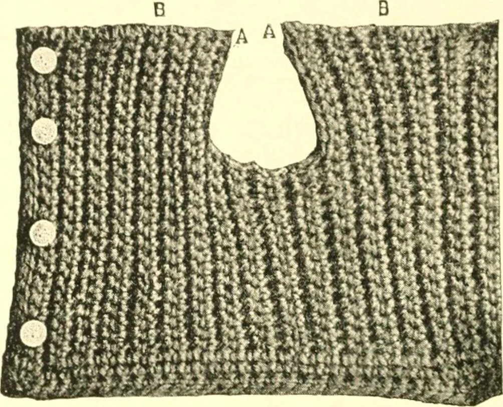 An illustration from The Mary Frances knitting and crocheting book;, 1918, leaf 147