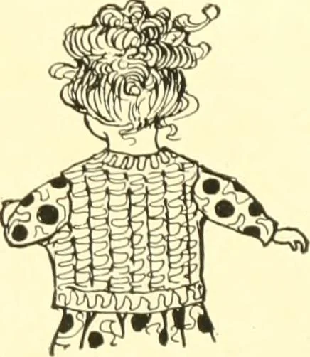 An illustration from The Mary Frances knitting and crocheting book;, 1918, leaf 148