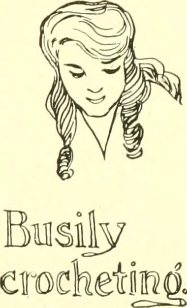 An illustration from The Mary Frances knitting and crocheting book;, 1918, leaf 150