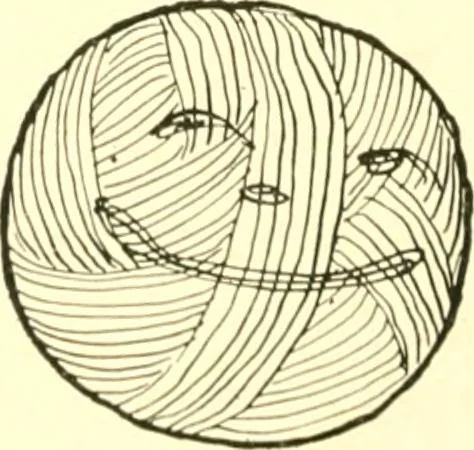 An illustration from The Mary Frances knitting and crocheting book;, 1918, leaf 151