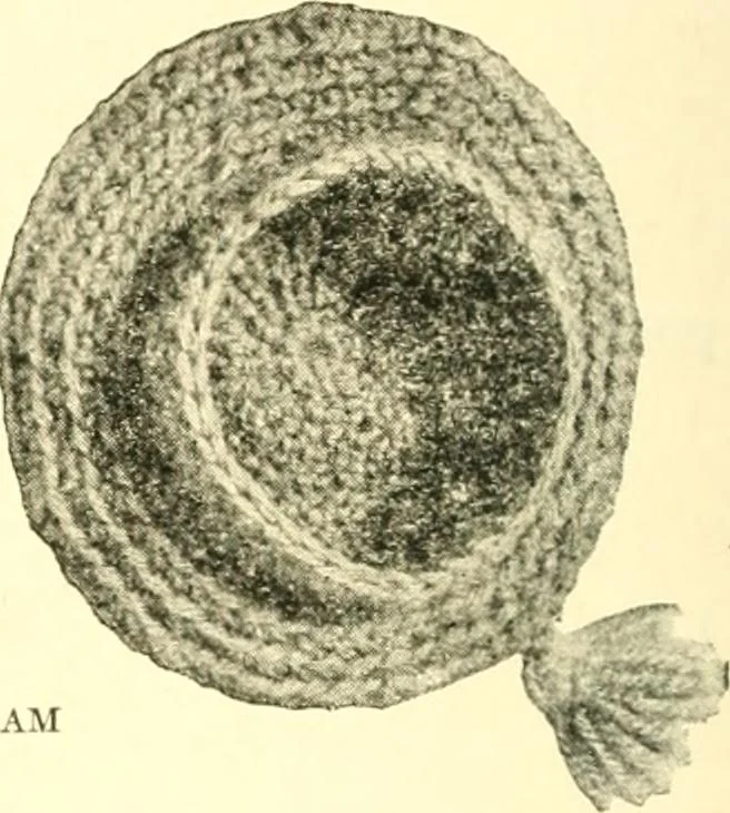 An illustration from The Mary Frances knitting and crocheting book;, 1918, leaf 153