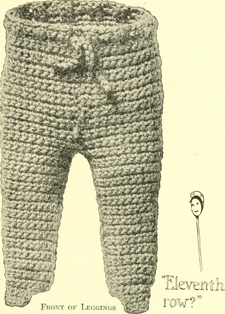 An illustration from The Mary Frances knitting and crocheting book;, 1918, leaf 158