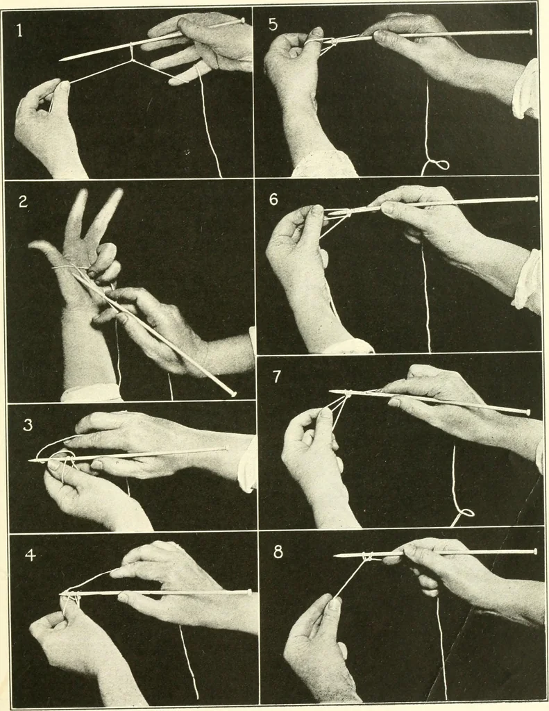 An illustration from The Mary Frances knitting and crocheting book;, 1918, leaf 172