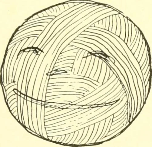An illustration from The Mary Frances knitting and crocheting book;, 1918, leaf 174