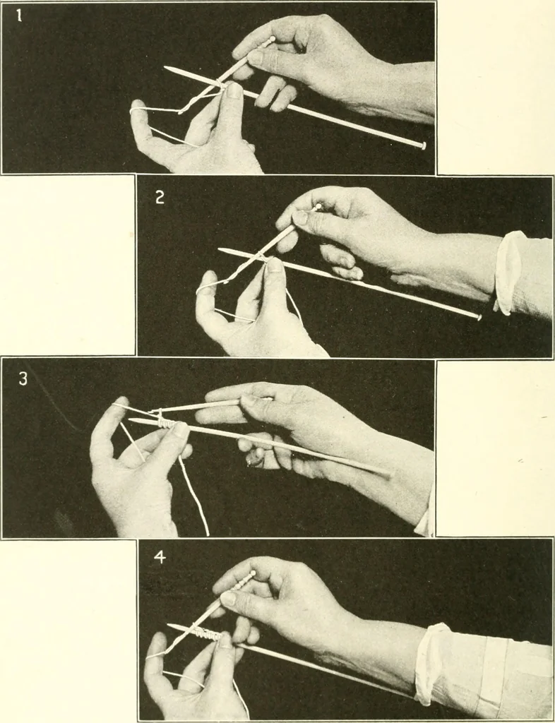 An illustration from The Mary Frances knitting and crocheting book;, 1918, leaf 179