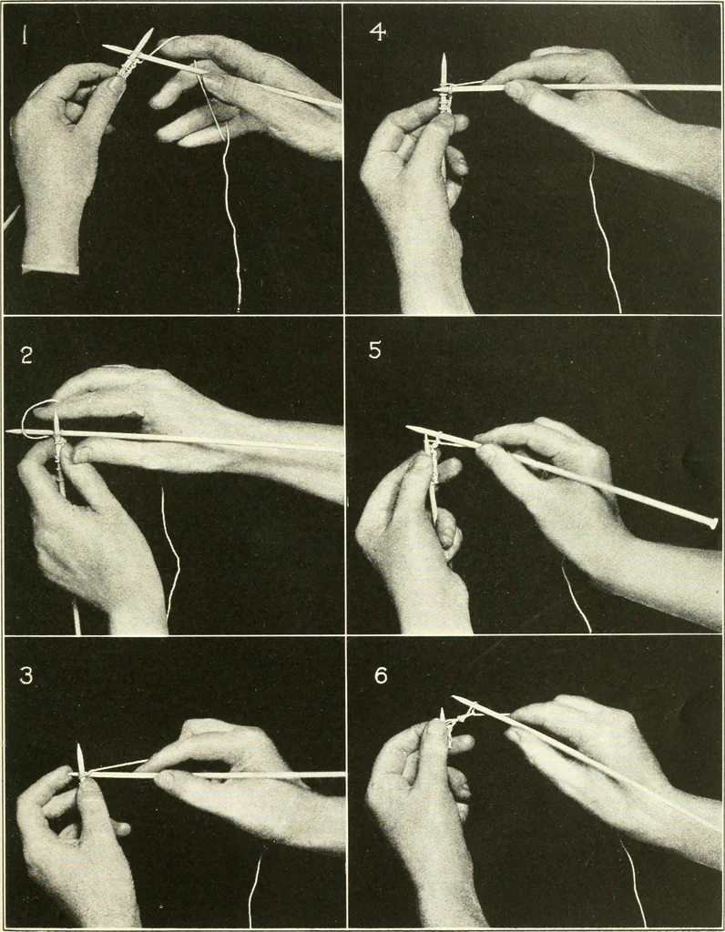 An illustration from The Mary Frances knitting and crocheting book;, 1918, leaf 188