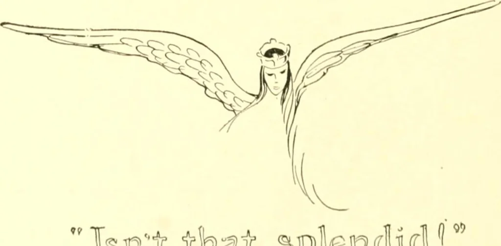 An illustration from The Mary Frances knitting and crocheting book;, 1918, leaf 193