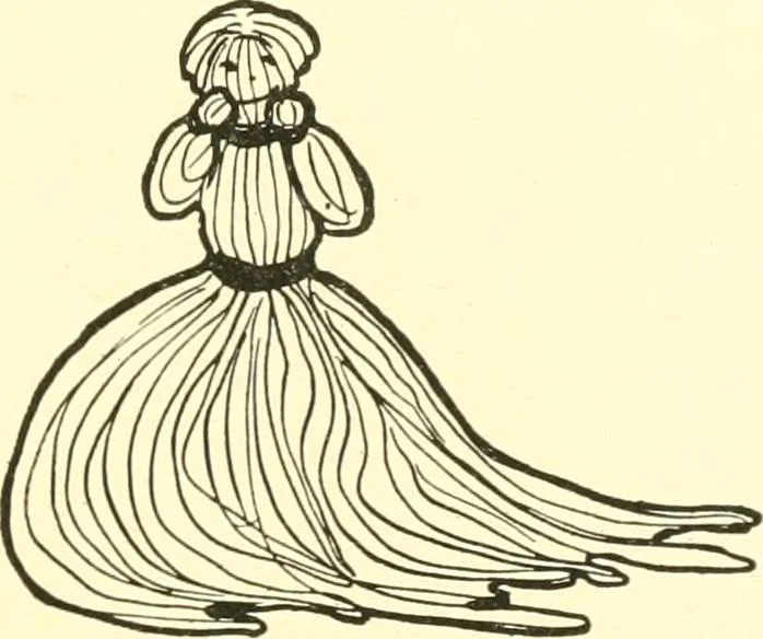 An illustration from The Mary Frances knitting and crocheting book;, 1918, leaf 194