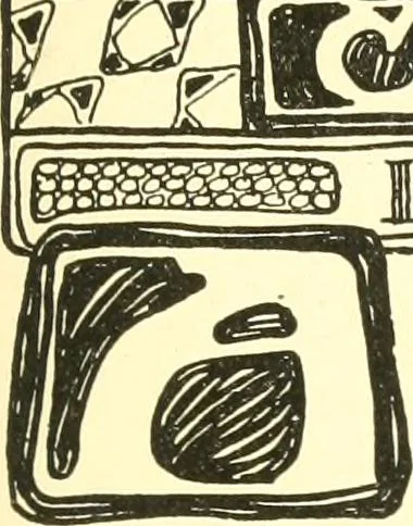 An illustration from The Mary Frances knitting and crocheting book;, 1918, leaf 198