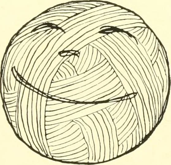 An illustration from The Mary Frances knitting and crocheting book;, 1918, leaf 212