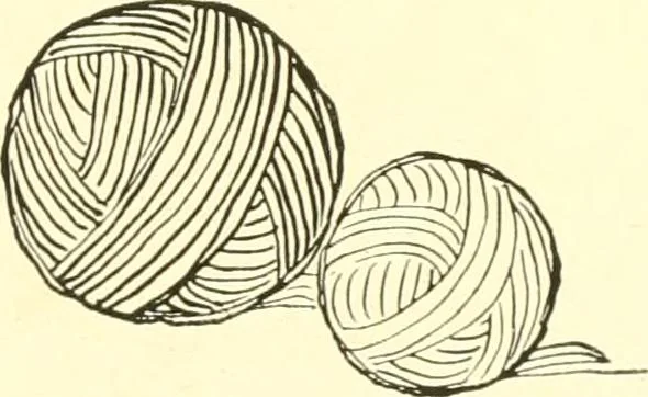 An illustration from The Mary Frances knitting and crocheting book;, 1918, leaf 216