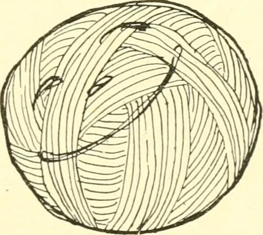 An illustration from The Mary Frances knitting and crocheting book;, 1918, leaf 240