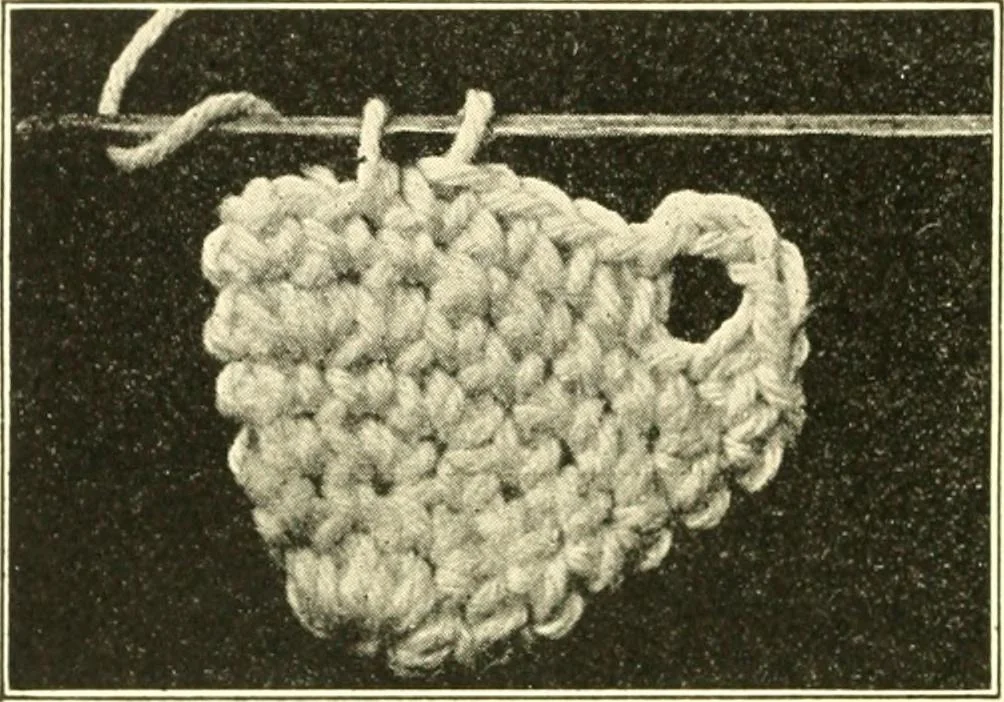 An illustration from The Mary Frances knitting and crocheting book;, 1918, leaf 245
