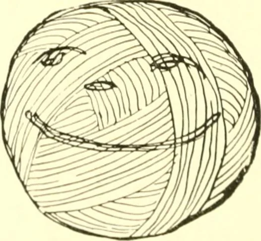 An illustration from The Mary Frances knitting and crocheting book;, 1918, leaf 245