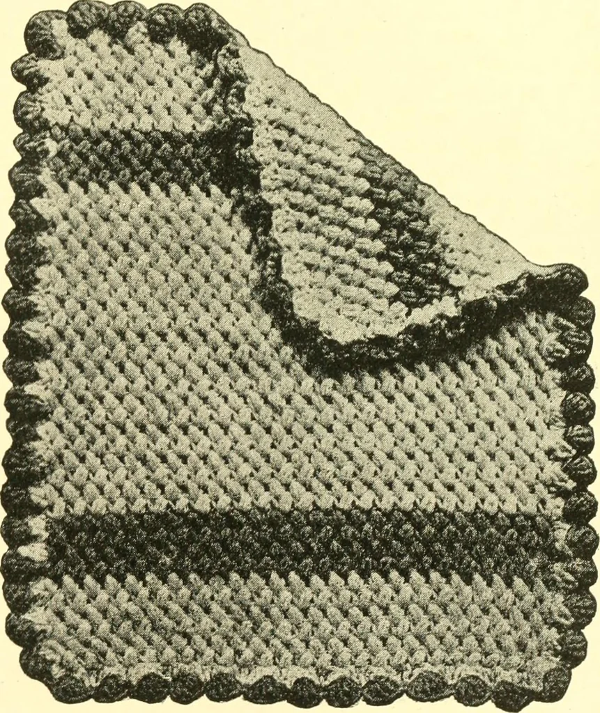 An illustration from The Mary Frances knitting and crocheting book;, 1918, leaf 274
