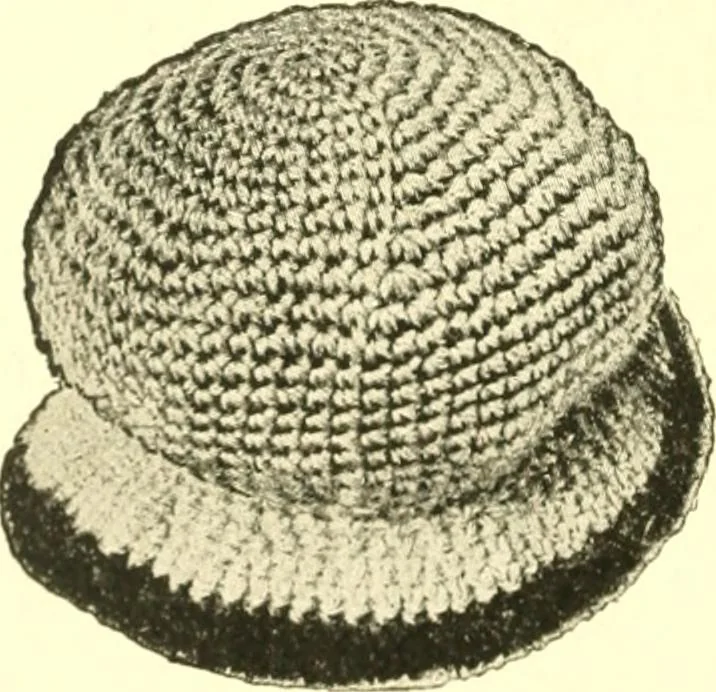 An illustration from The Mary Frances knitting and crocheting book;, 1918, leaf 275