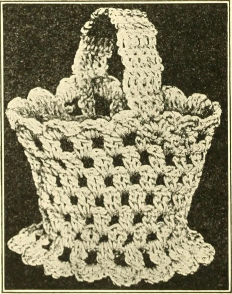 An illustration from The Mary Frances knitting and crocheting book;, 1918, leaf 281