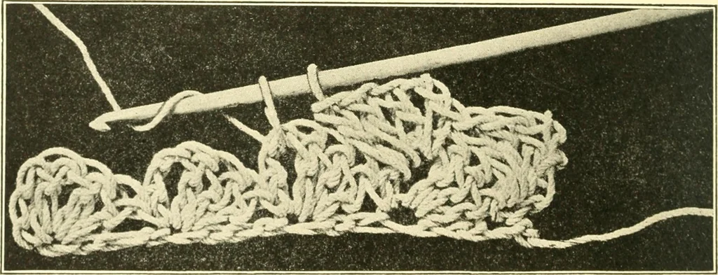 An illustration from The Mary Frances knitting and crocheting book;, 1918, leaf 283